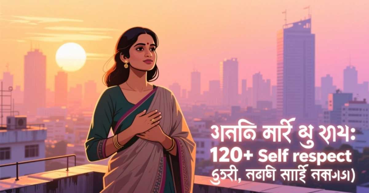 নিজেকে নিয়ে কিছু কথা 120+ Self respect উক্তি, নিজেকে নিয়ে ক্যাপশন