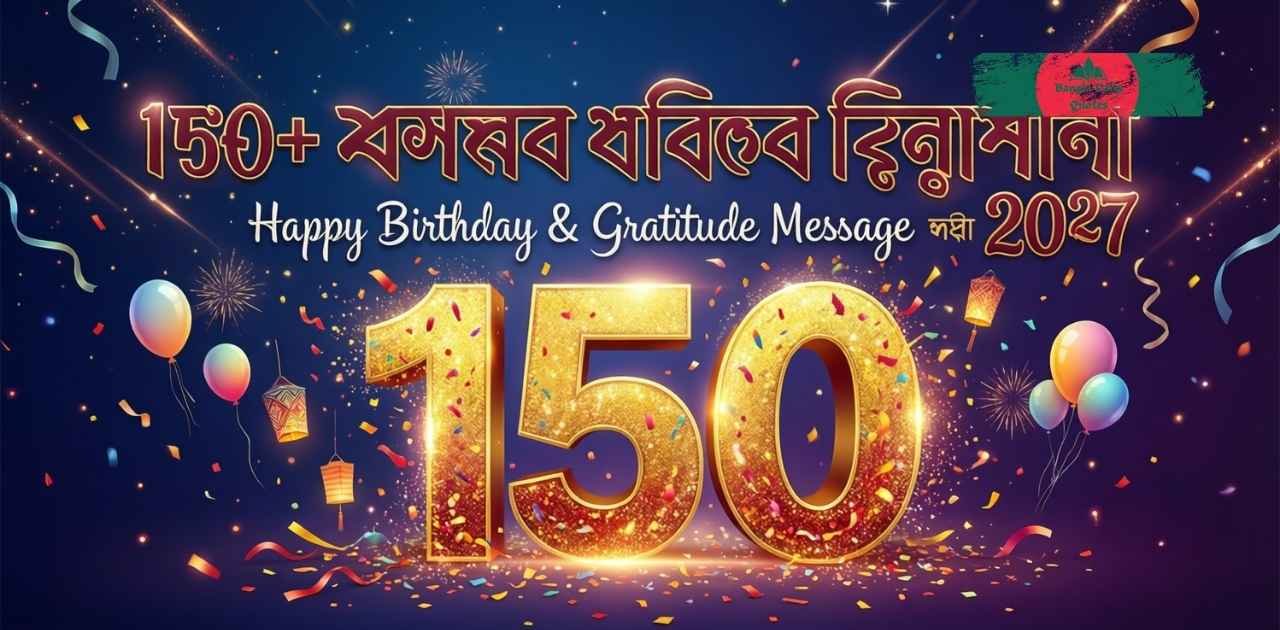 ১৫০-জন্মদিনের-ধন্যবাদ-ও-কৃতজ্ঞতা-মেসেজ-২০২৭